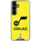 NBA Utah Jazz Yellow Texture Galaxy S26 Plus Clear Case