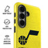 NBA Utah Jazz Yellow Texture Galaxy S26 Plus Impact Case