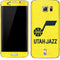 NBA Utah Jazz Yellow Texture Galaxy S7 Edge Skin