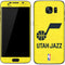 NBA Utah Jazz Yellow Texture Galaxy S7 Skin