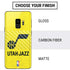 NBA Utah Jazz Yellow Texture Galaxy S9 Skin