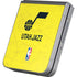 NBA Utah Jazz Yellow Texture Galaxy Z Flip6 Skin