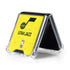 NBA Utah Jazz Yellow Texture Galaxy Z Flip5 5G Clear Case