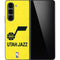 NBA Utah Jazz Yellow Texture Galaxy Z Fold5 5G Skin