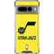 NBA Utah Jazz Yellow Texture Google Pixel 7 Pro Clear Case