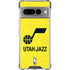 NBA Utah Jazz Yellow Texture Google Pixel 7 Pro Clear Case