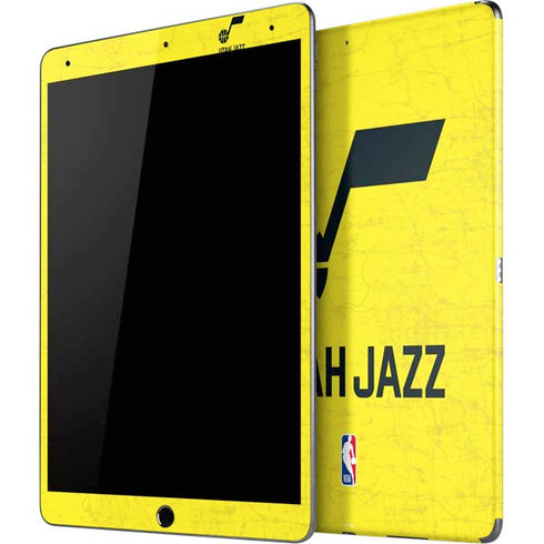 NBA Utah Jazz Yellow Texture iPad Skins