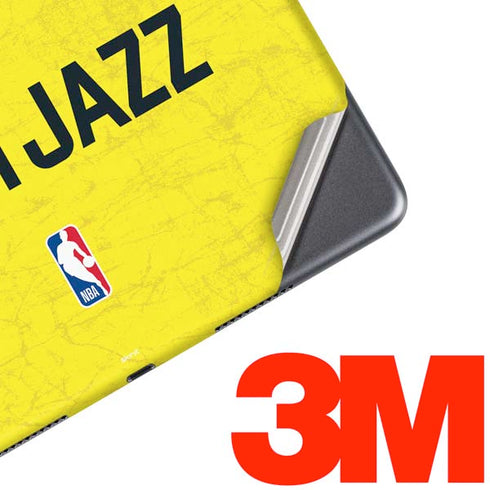 NBA Utah Jazz Yellow Texture iPad Skins