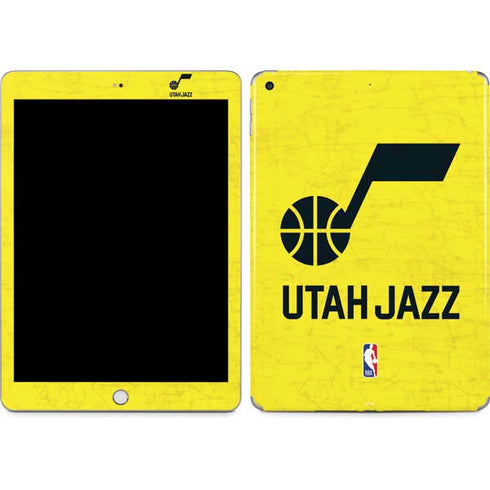 NBA Utah Jazz Yellow Texture Apple iPad Skin