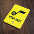 NBA Utah Jazz Yellow Texture Apple iPad Skin