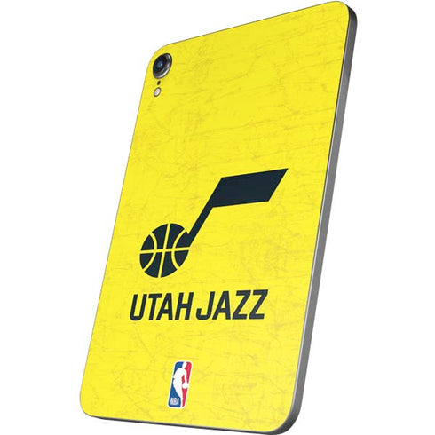 NBA Utah Jazz Yellow Texture Apple iPad Mini Skin