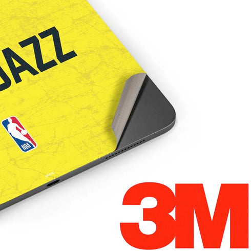 NBA Utah Jazz Yellow Texture Apple iPad Pro Skin