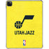 NBA Utah Jazz Yellow Texture iPad Pro 11in (2024) Clear Case