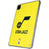 NBA Utah Jazz Yellow Texture iPad Pro 11in (2024) Clear Case