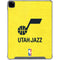 NBA Utah Jazz Yellow Texture iPad Pro 12.9in (2020) Clear Case
