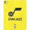 NBA Utah Jazz Yellow Texture iPad Pro 13in M4 (2024) Skin