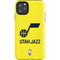 NBA Utah Jazz Yellow Texture iPhone Cases