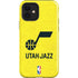 NBA Utah Jazz Yellow Texture iPhone 12 Impact Case