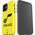 NBA Utah Jazz Yellow Texture iPhone 12 Impact Case