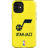 NBA Utah Jazz Yellow Texture iPhone 12 Mini Impact Case