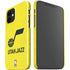 NBA Utah Jazz Yellow Texture iPhone 12 Mini Lite Case