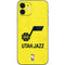 NBA Utah Jazz Yellow Texture iPhone 12 Mini Skin