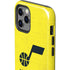 NBA Utah Jazz Yellow Texture iPhone 12 Pro Impact Case
