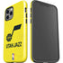 NBA Utah Jazz Yellow Texture iPhone 12 Pro Impact Case