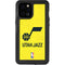 NBA Utah Jazz Yellow Texture iPhone 12 Pro Max Waterproof Case