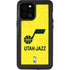 NBA Utah Jazz Yellow Texture iPhone 12 Pro Max Waterproof Case