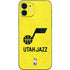 NBA Utah Jazz Yellow Texture iPhone 12 Skin