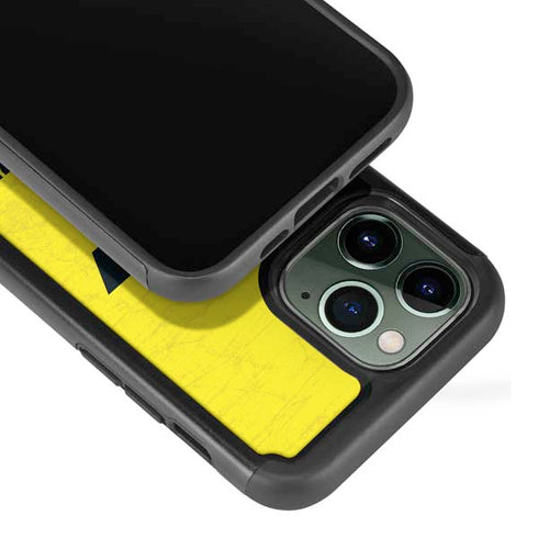 NBA Utah Jazz Yellow Texture iPhone 13 Pro Cargo Case