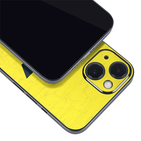 NBA Utah Jazz Yellow Texture iPhone 14 Plus Skin