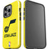 NBA Utah Jazz Yellow Texture iPhone 14 Pro Impact Case