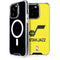 NBA Utah Jazz Yellow Texture iPhone 14 Pro MagSafe Case