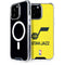 NBA Utah Jazz Yellow Texture iPhone 14 Pro Max MagSafe Case