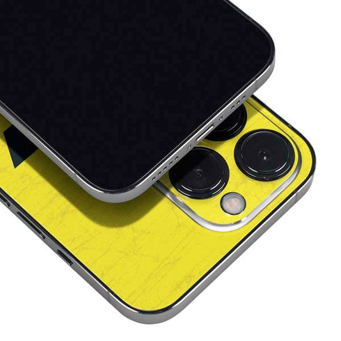 NBA Utah Jazz Yellow Texture iPhone 14 Pro Max Skin