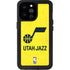 NBA Utah Jazz Yellow Texture iPhone 14 Pro Max Waterproof Case