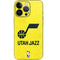 NBA Utah Jazz Yellow Texture iPhone 14 Pro Skin