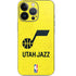 NBA Utah Jazz Yellow Texture iPhone 14 Pro Skin