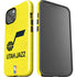 NBA Utah Jazz Yellow Texture iPhone 15 Plus Impact Case
