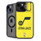 NBA Utah Jazz Yellow Texture iPhone 15 Plus Kickstand Case