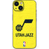 NBA Utah Jazz Yellow Texture iPhone 15 Plus Skin