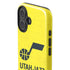 NBA Utah Jazz Yellow Texture iPhone 16 Impact Case