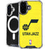 NBA Utah Jazz Yellow Texture iPhone 16 MagSafe Case