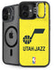 NBA Utah Jazz Yellow Texture iPhone 16 Plus Kickstand Case