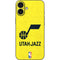 NBA Utah Jazz Yellow Texture iPhone 16 Plus Skin