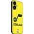 NBA Utah Jazz Yellow Texture iPhone 16 Plus Skin