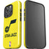 NBA Utah Jazz Yellow Texture iPhone 16 Pro Impact Case