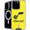 NBA Utah Jazz Yellow Texture iPhone 16 Pro Max MagSafe Case
